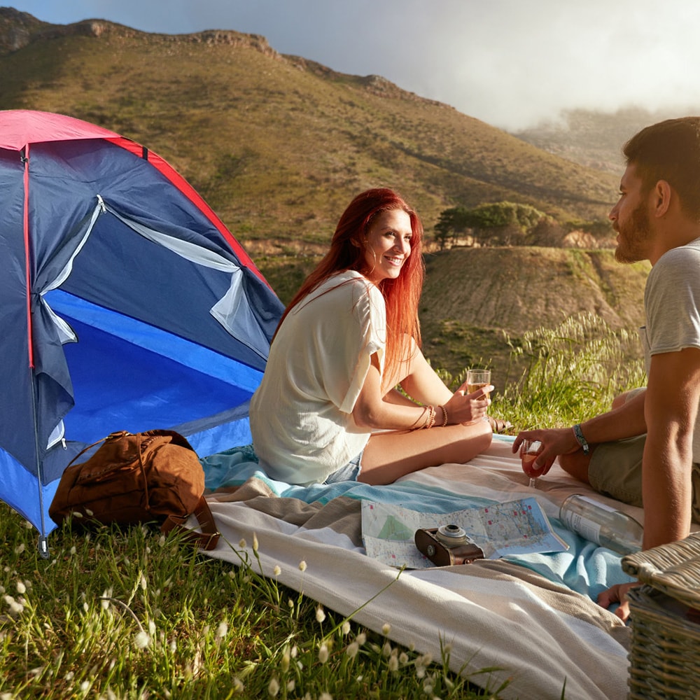 Outdoor Camping Tent for Seasons with Carry Bag Lightweight & Portable Travel Tent for Summer, Spring, and Autumn