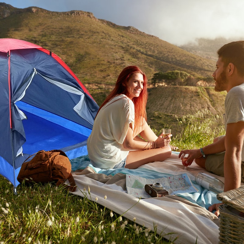 Outdoor Camping Tent for Seasons with Carry Bag Lightweight & Portable Travel Tent for Summer, Spring, and Autumn