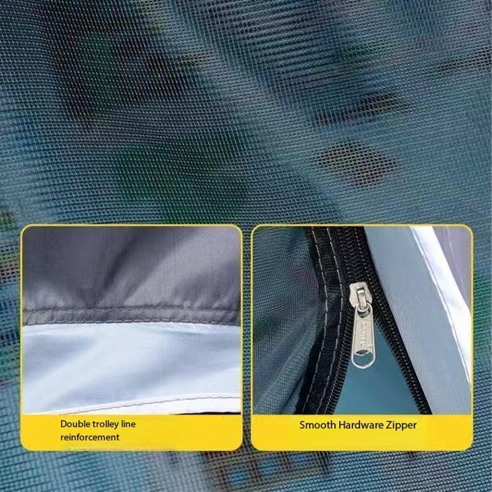 Automatic Open Camping Tent Windproof, Anti-Mosquito & Sunscreen Family Shelter