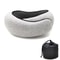 Memory Foam Travel Neck Pillow U-Shaped Snail Style Neck Support for Comfort & Relaxation, Adjustable, Soft & Portable