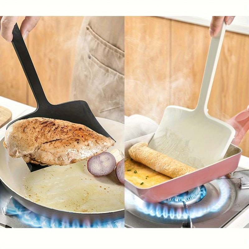 Silicone Spatula Set NonStick Kitchen Utensils For Cooking Baking Food Grade Safe Heat Resistant 3