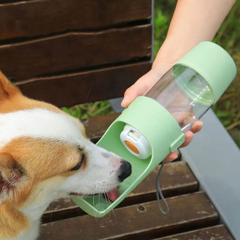 Portable Pet Water Bottle Food Storage Feeder For Dogs Cats TravelFriendly Outdoor Hydration Fee 2