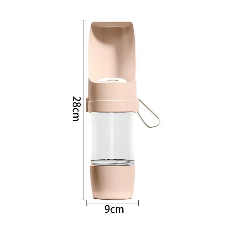 Portable Pet Water Bottle Food Storage Feeder For Dogs Cats TravelFriendly Outdoor Hydration Fee 7