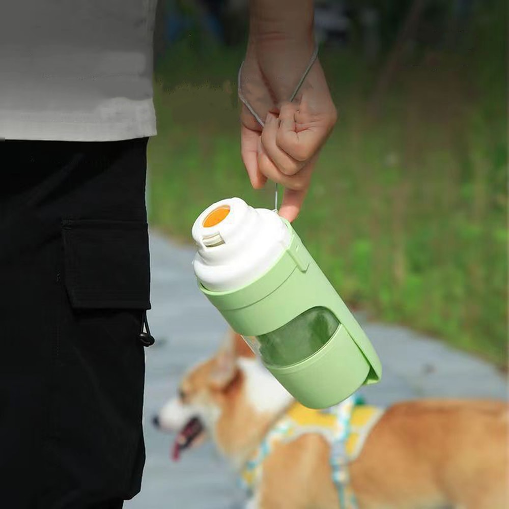 Portable Pet Water Bottle Food Storage Feeder For Dogs Cats TravelFriendly Outdoor Hydration Fee 4