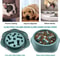 Smart Slow Feeder Dog Bowl Anti Choking Puzzle Feeding Dish For Healthy Eating 3