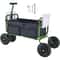 Coastal Hauler Beach Fishing Cart with Rod Holders and Sand Wheels