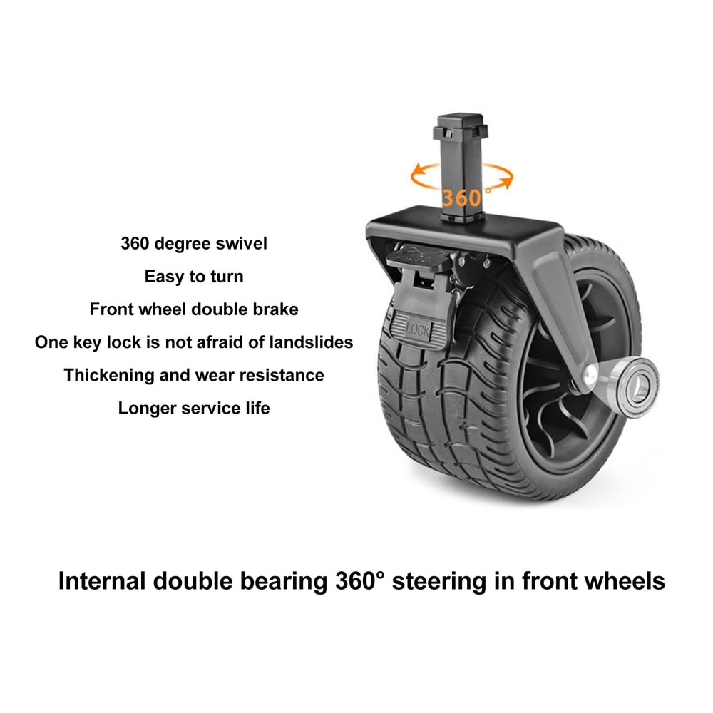 Collapsible Wagon Folding Wagon Cart With All Terrain Wheels And Heavy Duty Utility Capacity 3