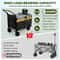 Heavy Duty Collapsible Wagon with All-Terrain Wheels for Beach Camping and Garden
