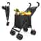 Folding Shopping Cart Pet Stroller With Removable Basket 8