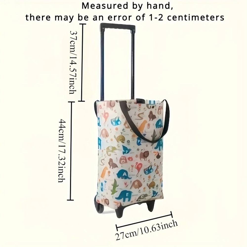 Foldable Shopping Bag Large Capacity Oxford Cloth Grocery Tote