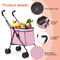 Foldable Pet Stroller Wheel Dog Stroller For Small Dogs 4