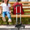 Backpack Trolley Foldable Luggage Cart with Telescopic Handle