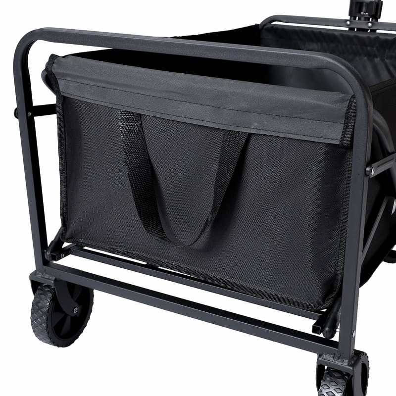 Heavy Duty Collapsible Wagon Cart With All Terrain Wheels For Camping Beach And Grocery Runs 1