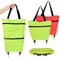 Foldable Shopping Trolley Bag With Wheels Portable Grocery Cart Tote 2