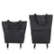 Foldable Shopping Trolley Bag With Wheels Portable Grocery Cart Tote 3