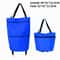 Foldable Shopping Trolley Bag With Wheels Portable Grocery Cart Tote 7