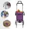 Stair Climbing Shopping Cart Folding Grocery Cart On Wheels 1