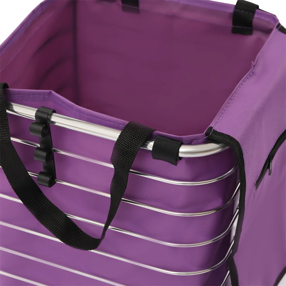 Stair Climbing Shopping Cart Folding Grocery Cart On Wheels 4