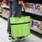 Foldable Shopping Trolley Bag with Wheels Waterproof Grocery Cart