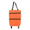 Foldable Shopping Trolley Bag with Wheels Waterproof Grocery Cart