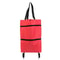 Foldable Shopping Trolley Bag with Wheels Waterproof Grocery Cart