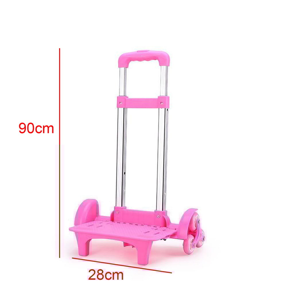 Heavy Duty Stair Climbing Cart with Telescopic Handle Folding Hand Truck