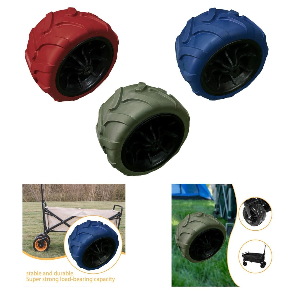 Heavy Duty Folding Wagon Replacement Wheel For Beach And Garden Carts 4