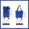 Compact Foldable Shopping Cart With Wheels Lightweight Portable Grocery Trolley 2
