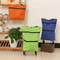 Foldable Shopping Cart With Wheels Reusable Grocery Bag 0