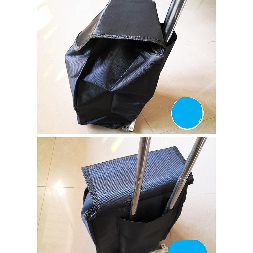 Waterproof Shopping Trolley Replacement Bag for Grocery Cart, Foldable Oxford Cloth Storage Tote