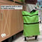 Foldable Shopping Cart With Wheels Lightweight Rolling Grocery Bag 0