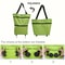 Foldable Shopping Trolley Bag With Wheels Waterproof Reusable Grocery Cart 3
