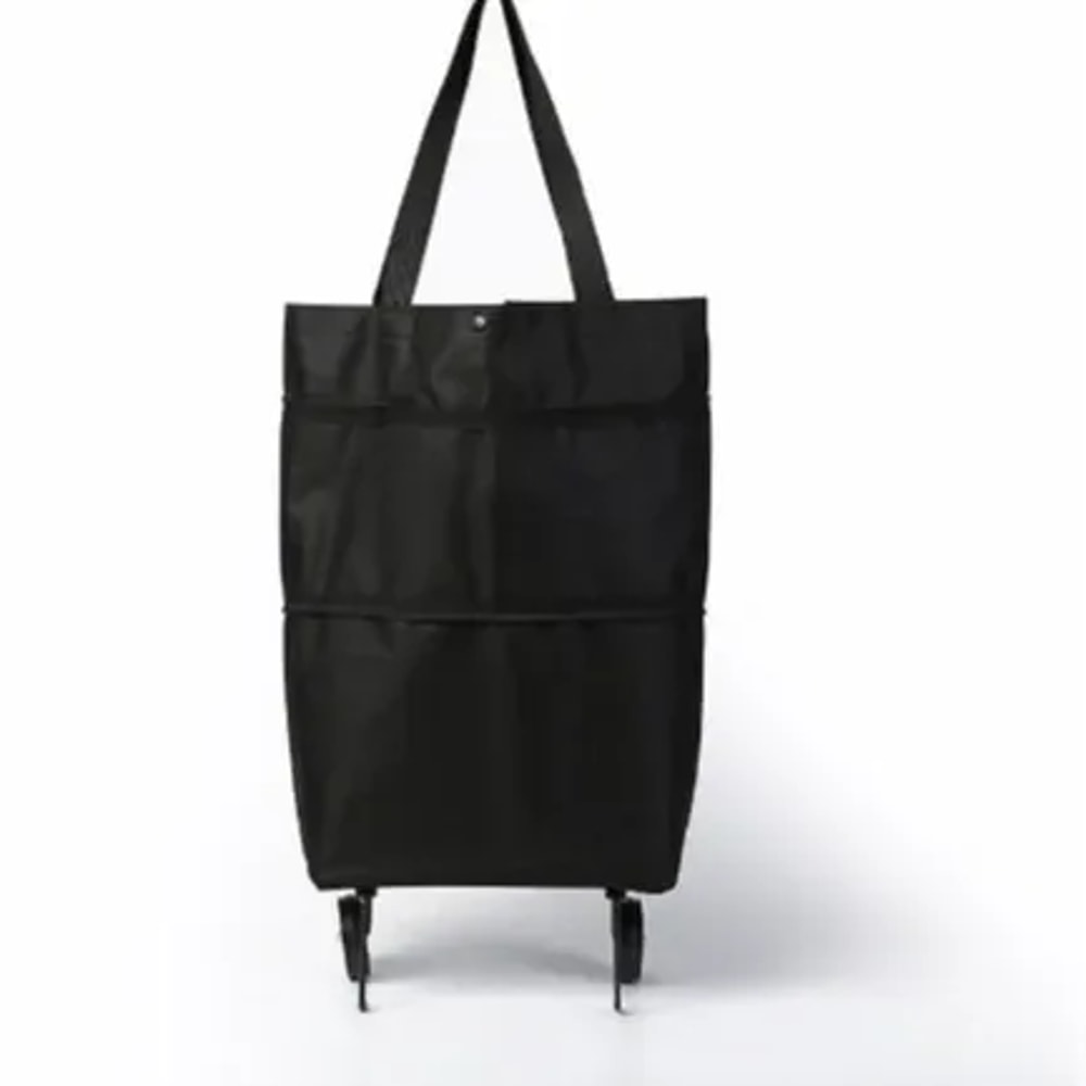 Foldable Shopping Trolley Bag With Wheels Waterproof Reusable Grocery Cart 6