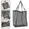 Mesh Beach Bag Transparent Tote Large Capacity Lightweight Shoulder Bag