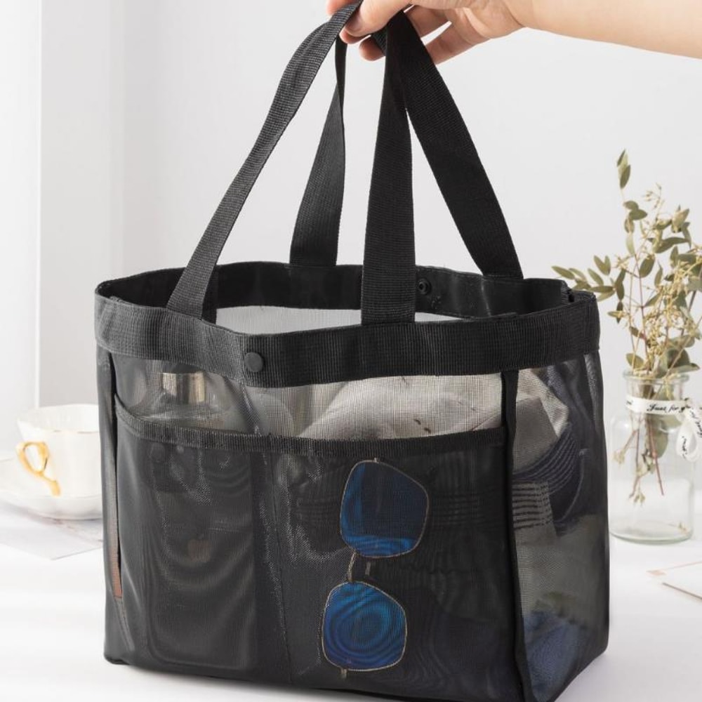Breathable Mesh Beach Bag Large Beach Tote for Pool Travel and Gym