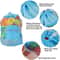 Kids Mesh Beach Toy Bag Foldable Shell Collecting Swim Backpack 2