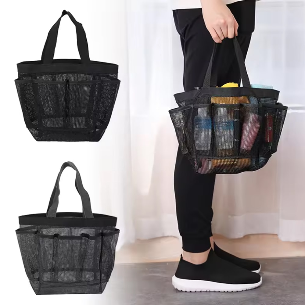 Quick Dry Mesh Shower Caddy Tote For Dorm Gym Beach And Travel 0