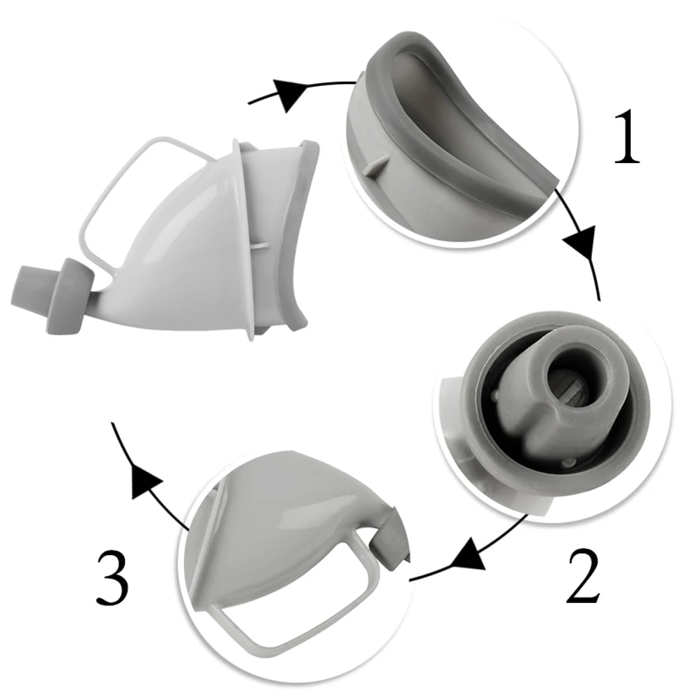 Portable Urinal For Women Reusable Female Urination Device For Travel And Camping 3