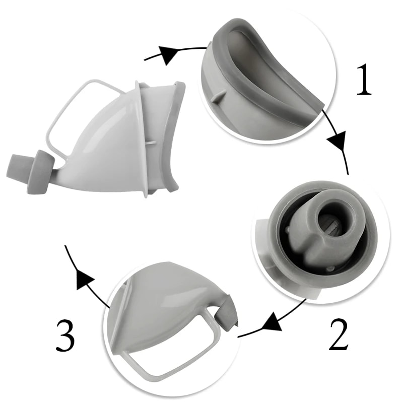 Portable Urinal For Women Reusable Female Urination Device For Travel And Camping 3