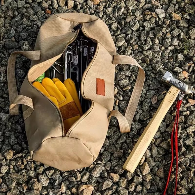Portable Tent Stake Bag Camping Peg Storage Organizer For Pegs Tools And Ground Nails 3