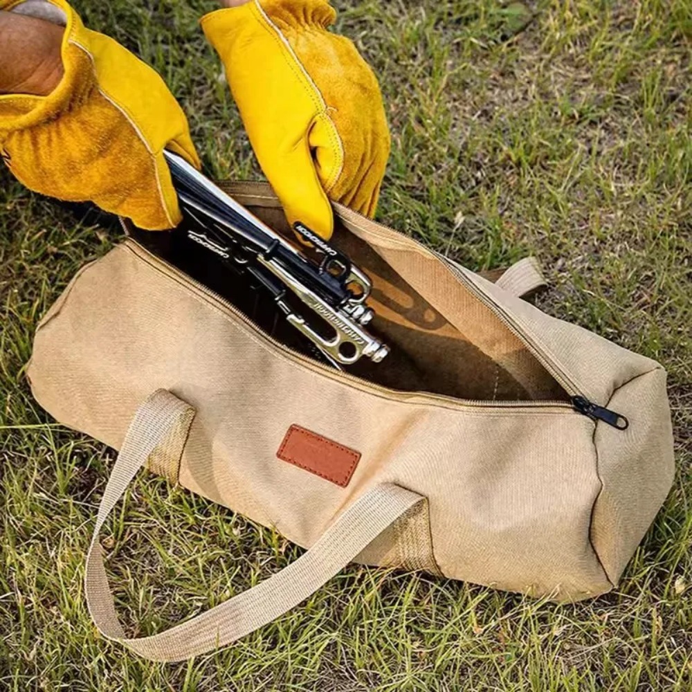 Portable Tent Stake Bag Camping Peg Storage Organizer For Pegs Tools And Ground Nails 4