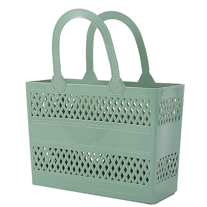 Portable Shower Caddy Basket With Handles Large Capacity Drainage Tote For Dorm Bathroom Gym 6