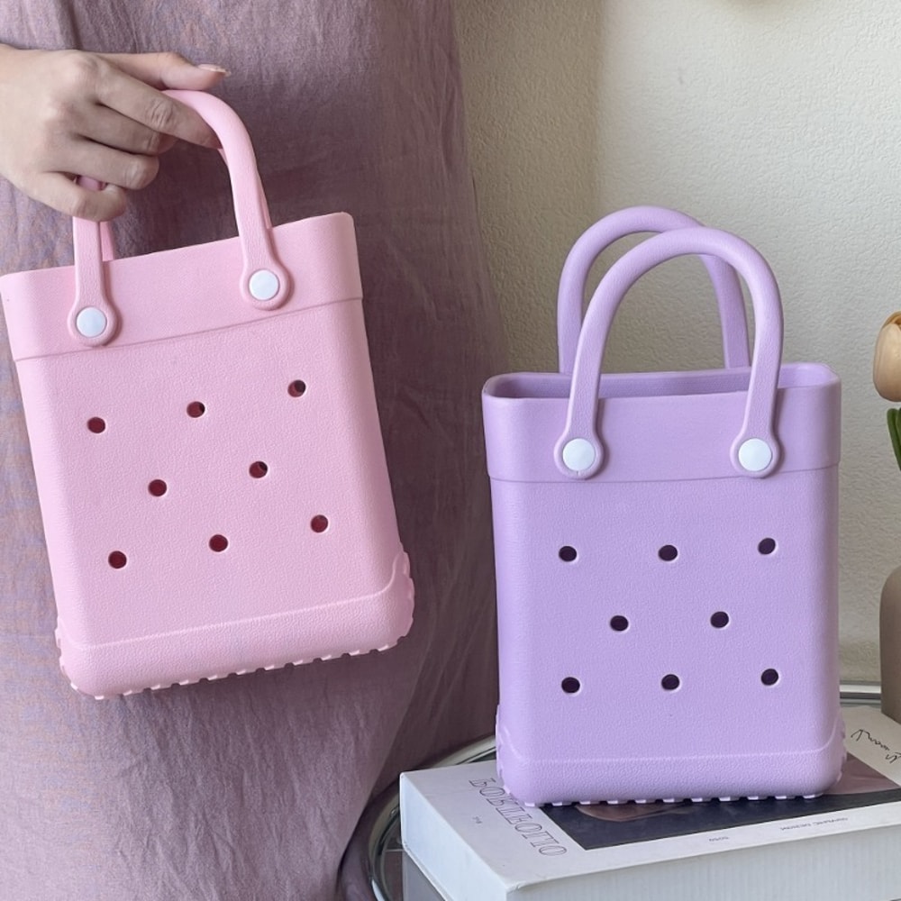 SunnyCarry Kids Beach Bag Waterproof Mini Rubber Tote 4