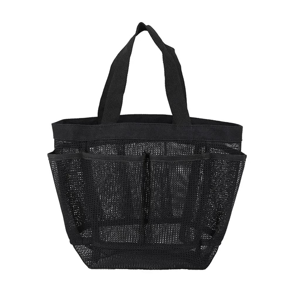 Quick Dry Mesh Shower Caddy Tote with Pockets for Dorm, Beach and Travel