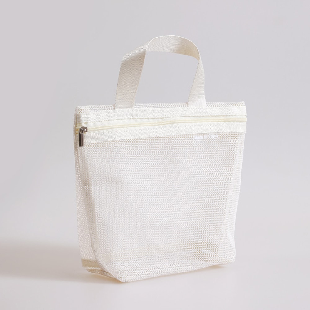Quick-Dry Mesh Shower Caddy Hanging Toiletry Bag for Travel Gym Beach