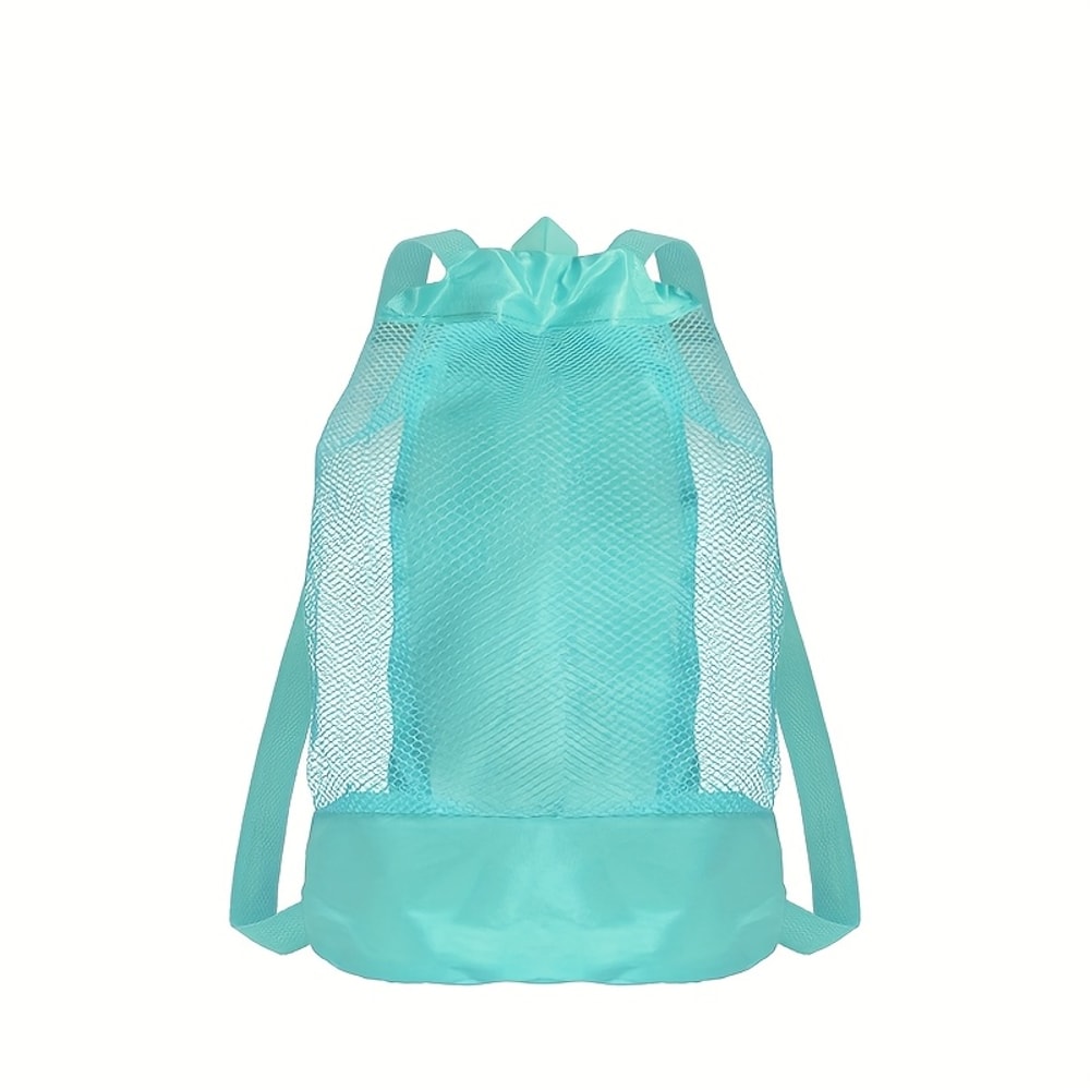 Large Mesh Beach Bag For Toys Shells And Pool Essentials 9