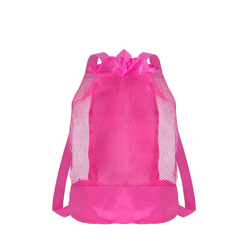 Large Mesh Beach Bag For Toys Shells And Pool Essentials 10