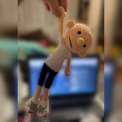 Handmade crocheted toy of the boy from Diary of a Wimpy Kid. Perfect gift for kids. Cute and unique.
