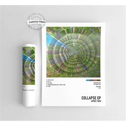 collapse ep-aphex twin music album poster / high