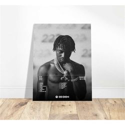 lil tjay poster | 222 poster | tracklist